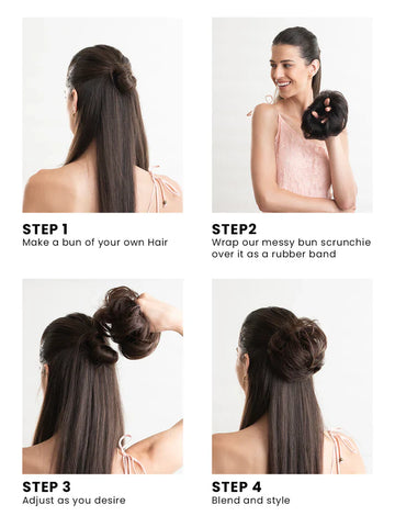 KETCHER MESSY HAIR BUN