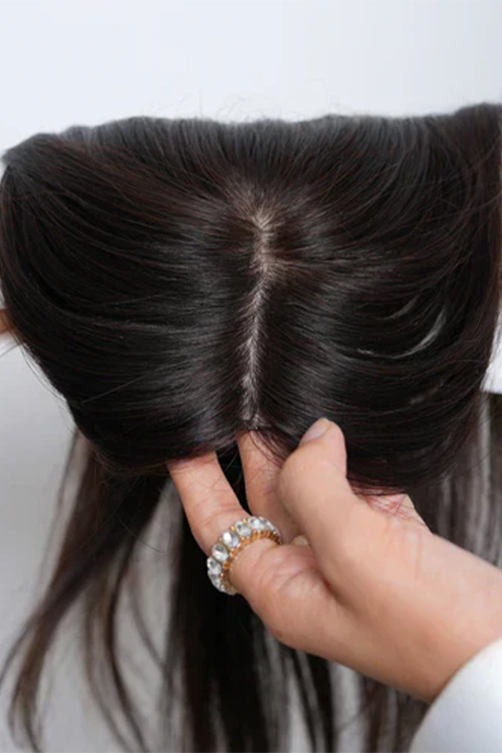 Nisas Hairs – 3x5 Silk Hair Topper